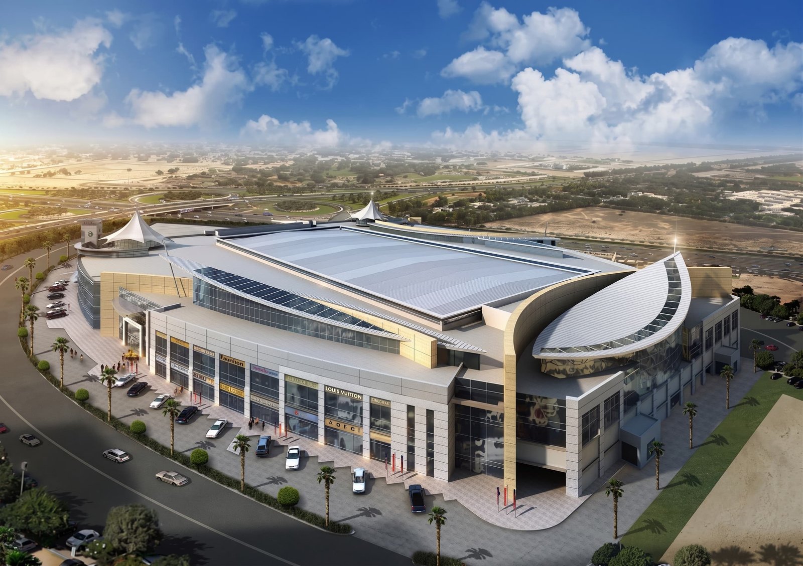 Luxury retail architecture project in Dubai